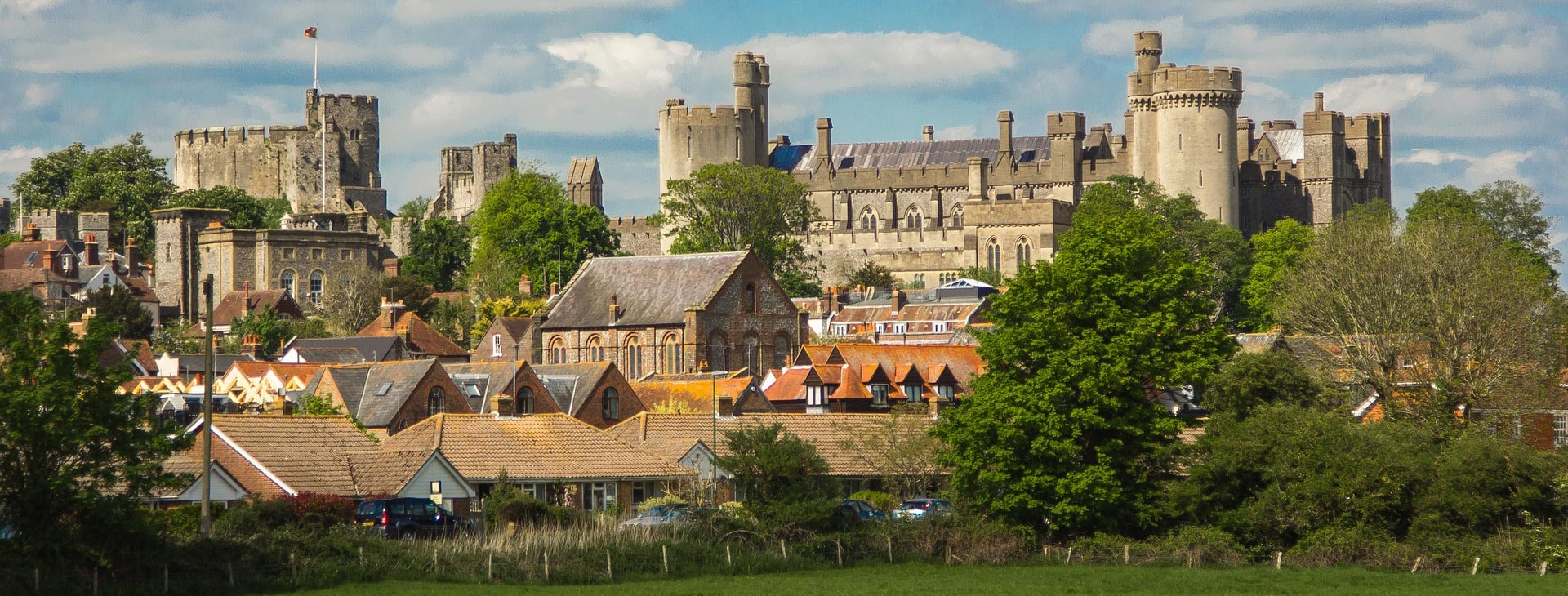 Arundel Town including the castle and cathederal